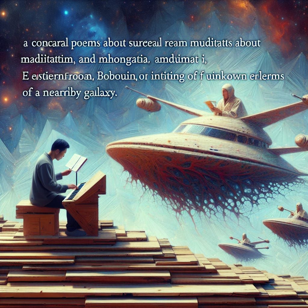 Surreal Poem Composition on Robotic Mycelium Keyboard