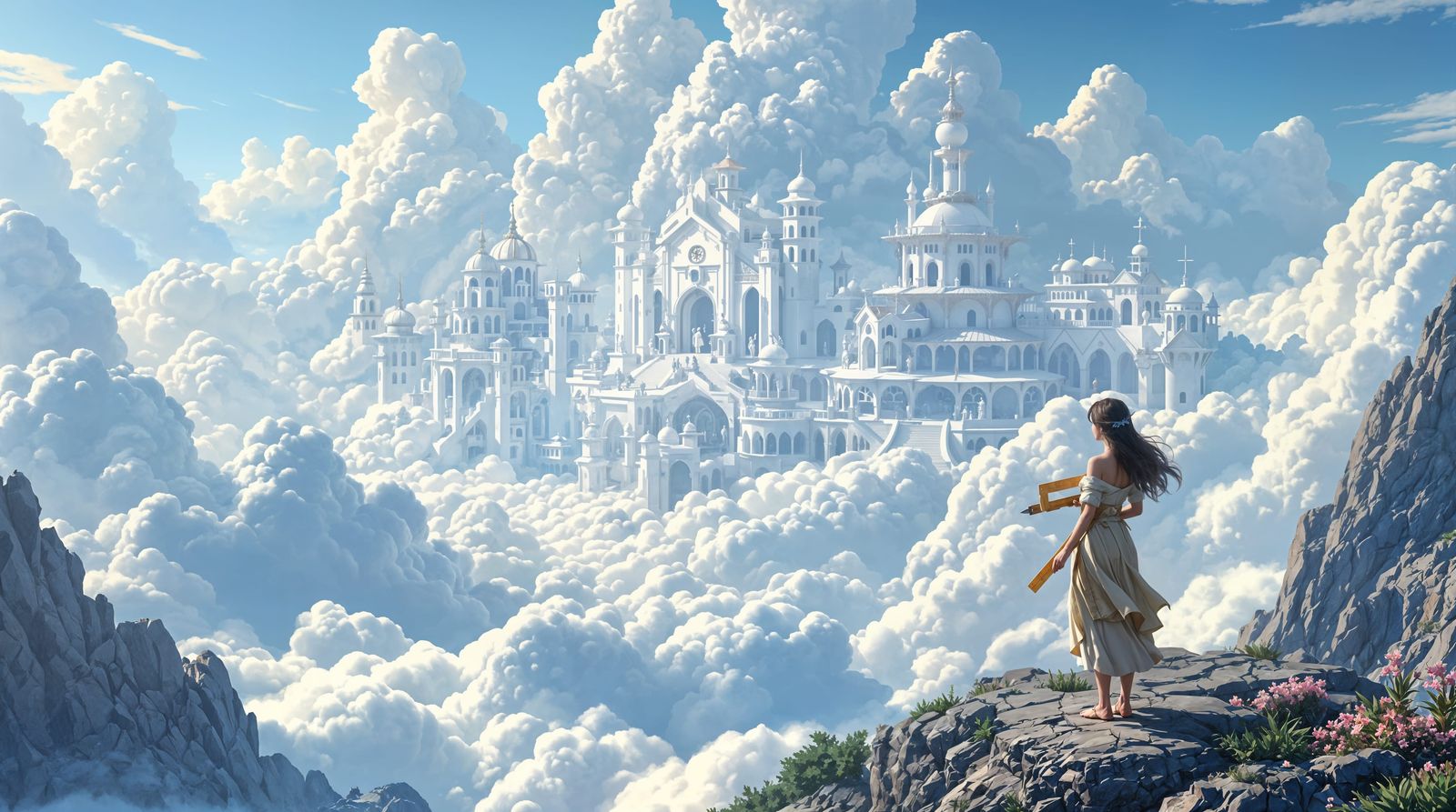 Surreal Architect Designs Cloud Temples in Ethereal Digital ...