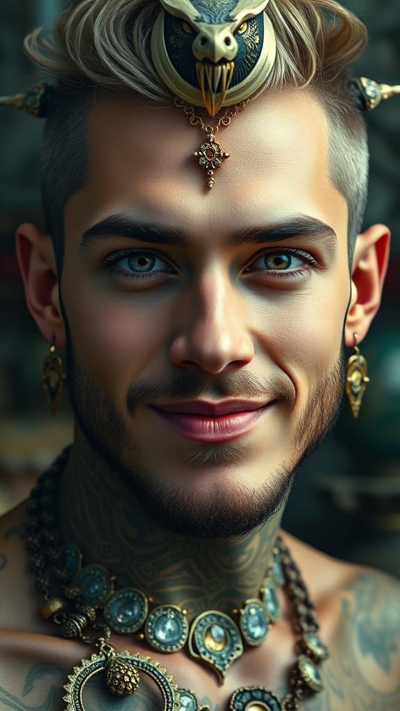 Epic Cinematic Portrait of a Charismatic Male