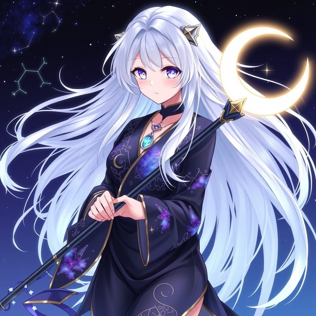 Ethereal Star Child Goddess of the Celestial Skies