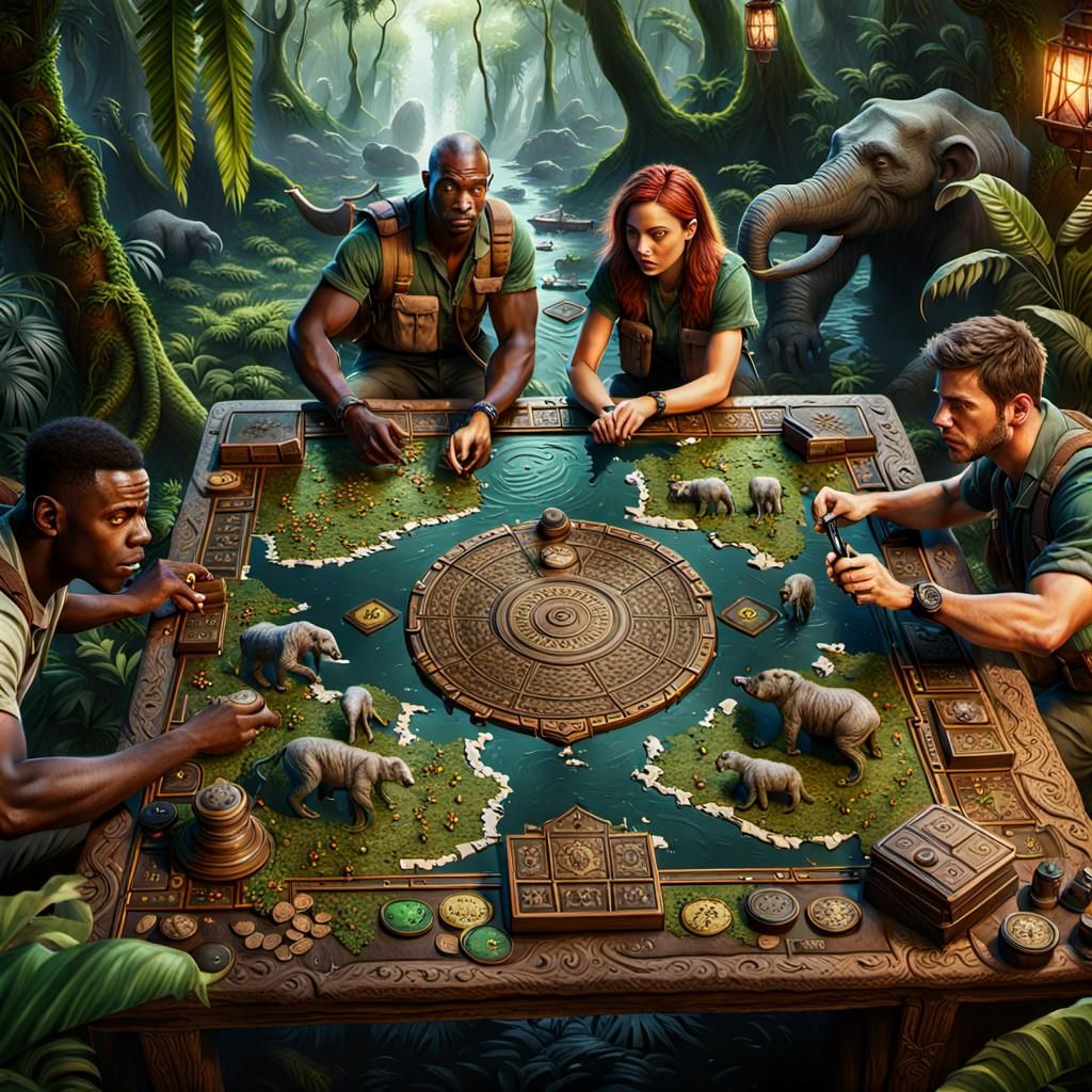 Jumanji board game