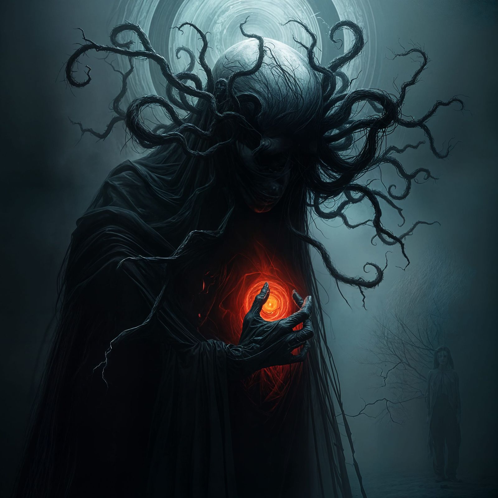 Sinister Shadows Creeping Through Mind and Heart