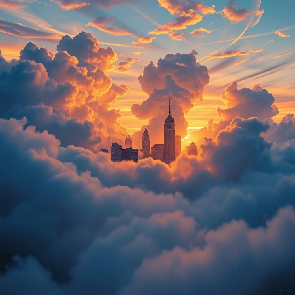 San Francisco Cloudscape: A Surrealist Dreamscape