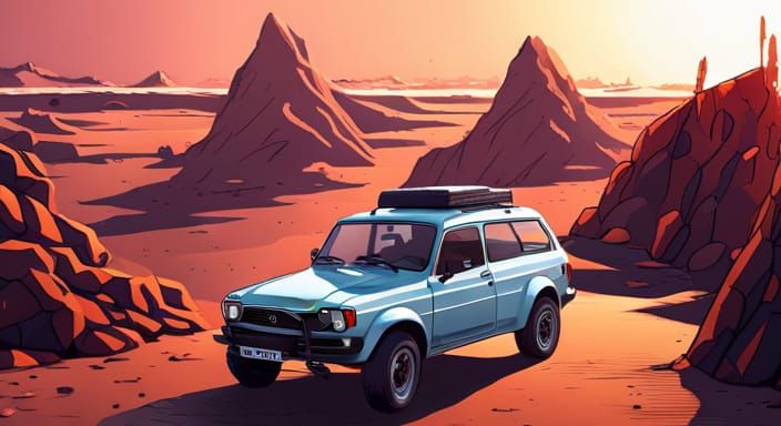 Lada Niva: Space-Adapted Vehicle on Mars