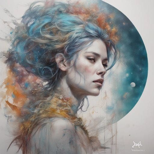 Simple AI Generated Portrait