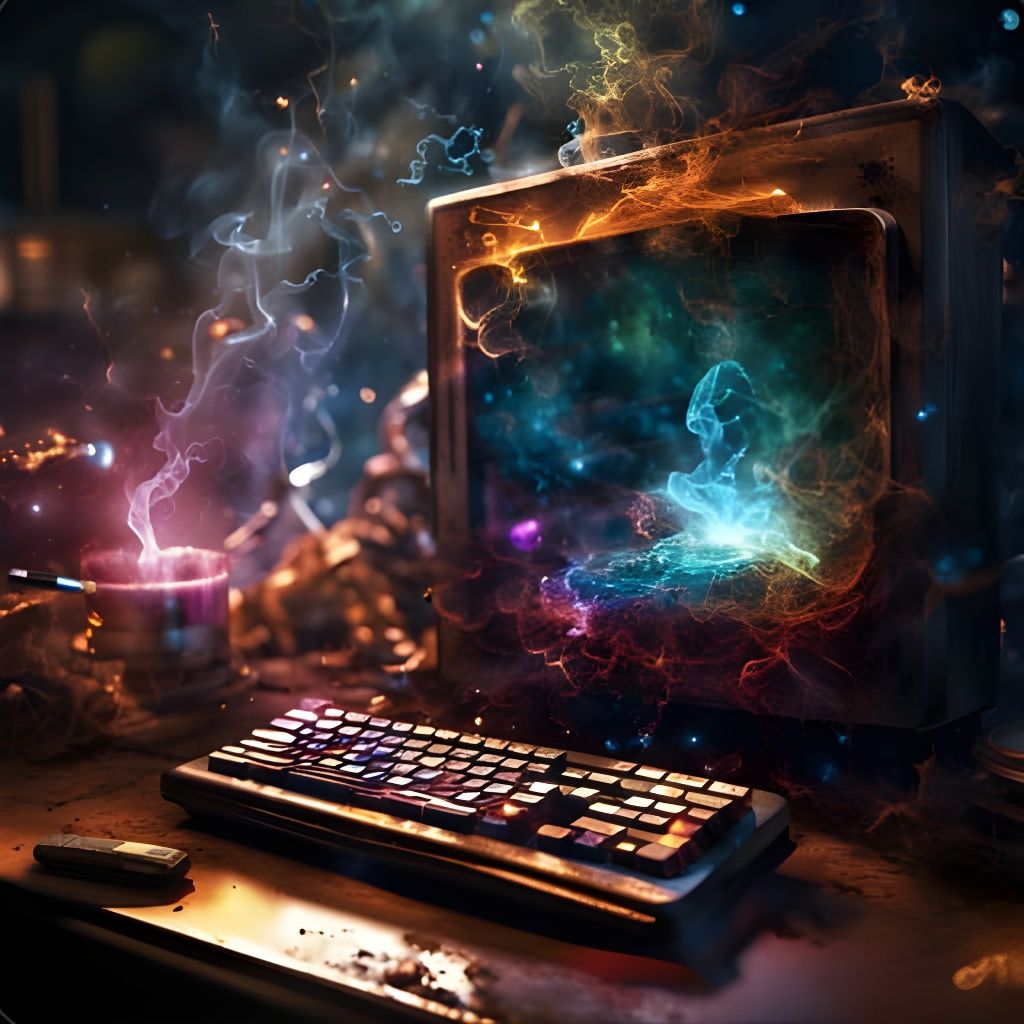 Abstract Image Generated From Simple Prompt