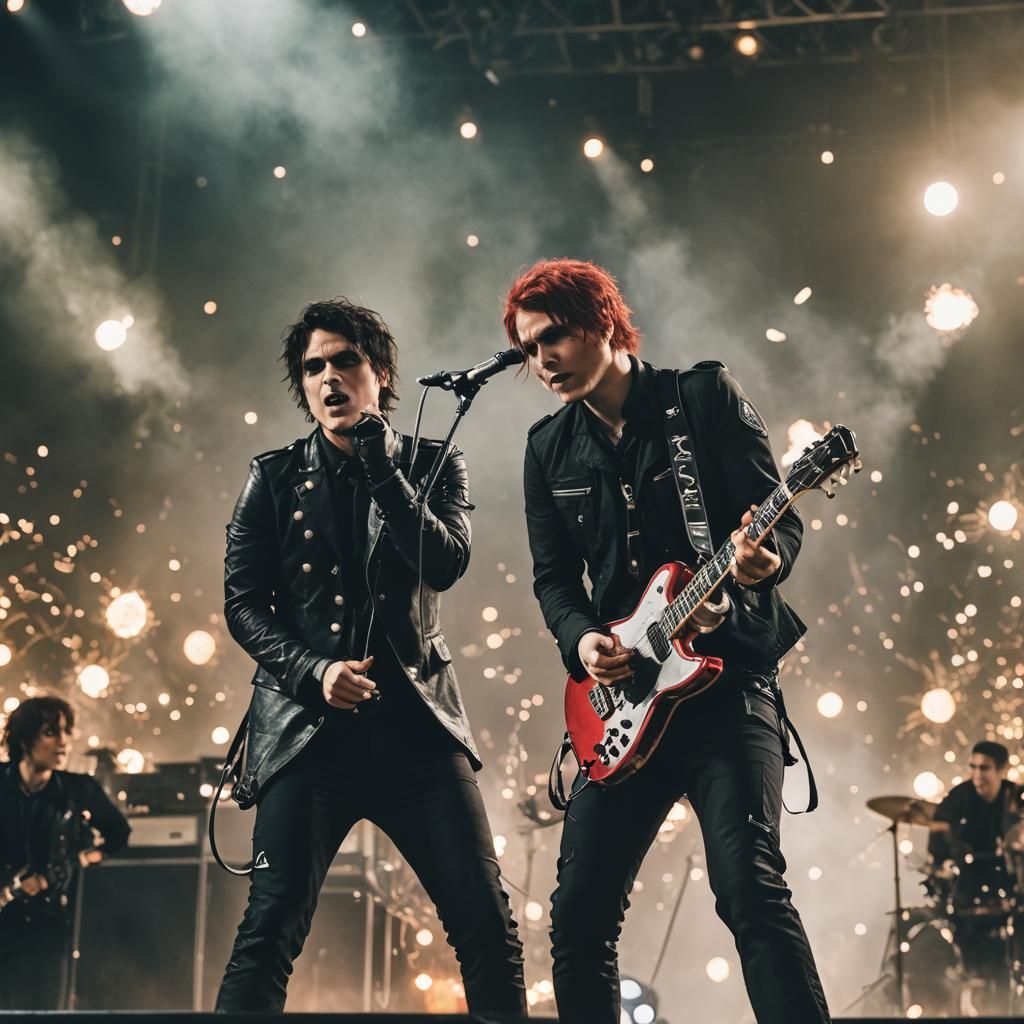My Chemical Romance Live Performance Photography