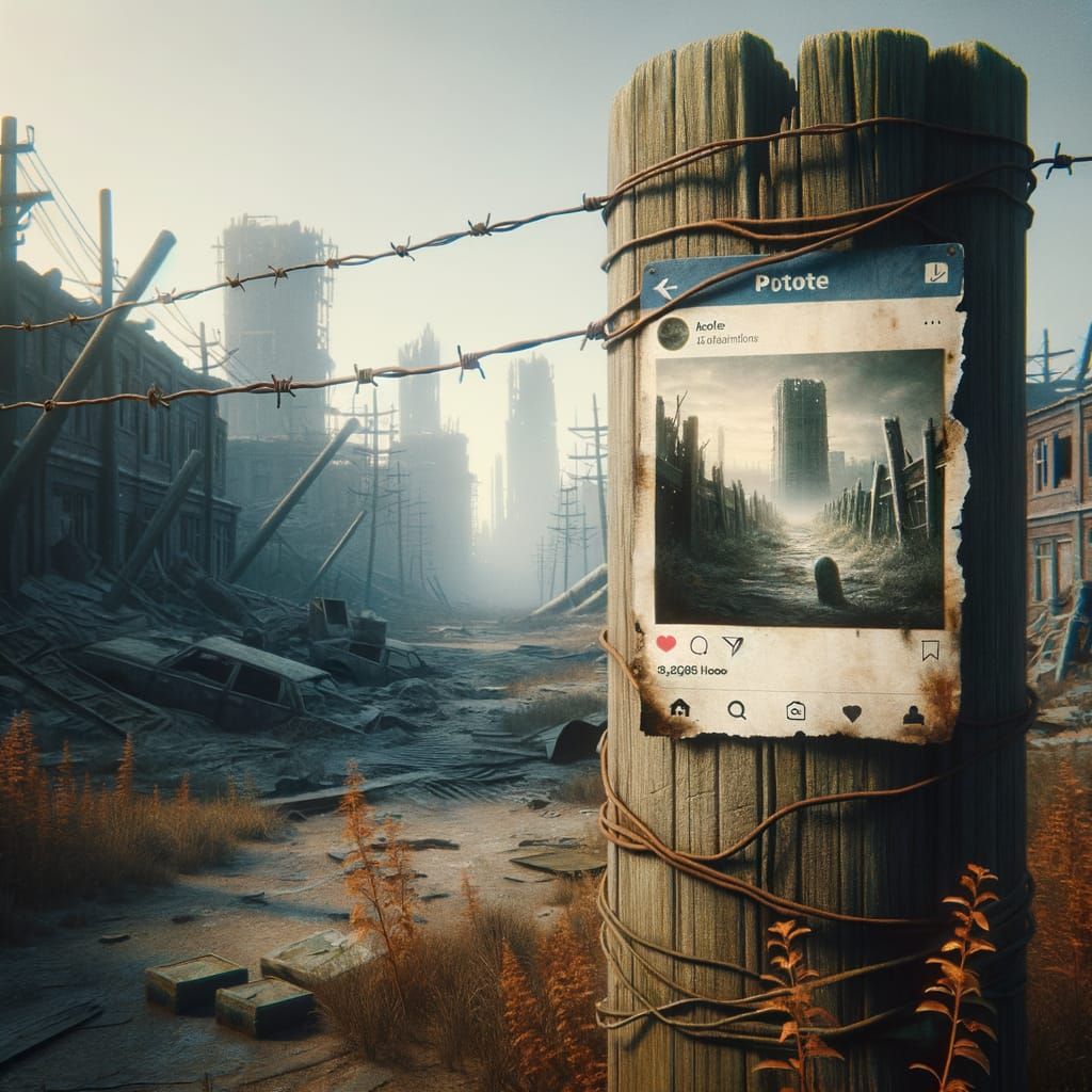 Post-Apocalyptic Poster Shared on Social Media