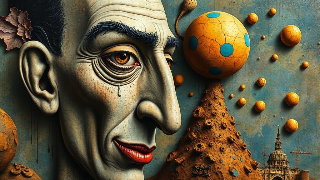 Surrealist Masterpiece in Dalí's Style