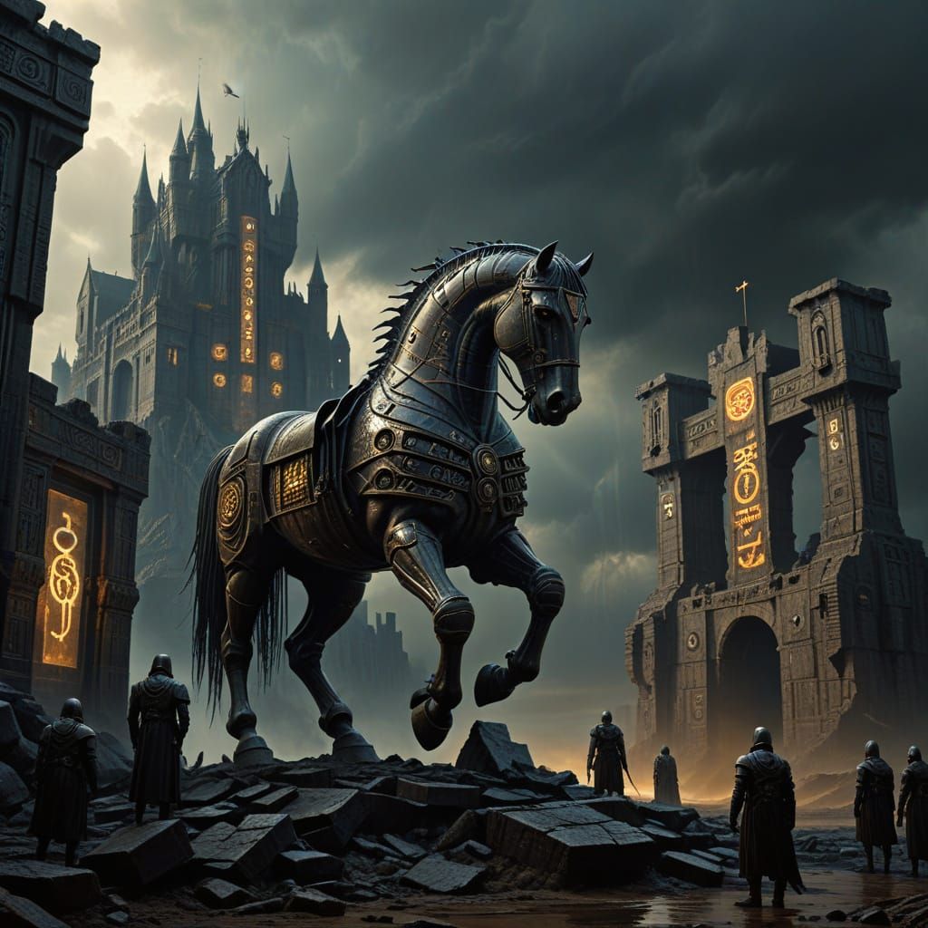 Dystopian Trojan Horse of Media in Dark Fantasy