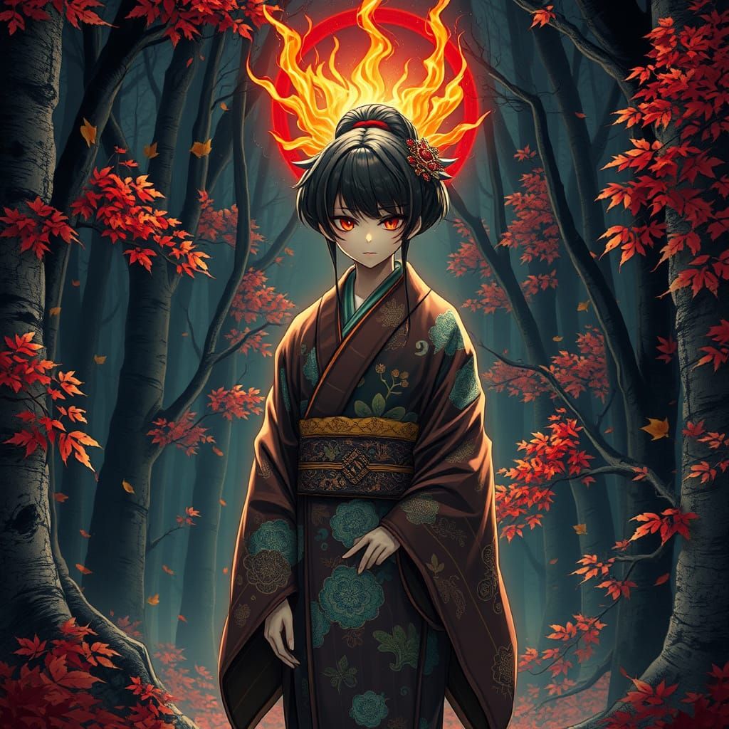 A stunning conceptual art piece that combines elements of Th...