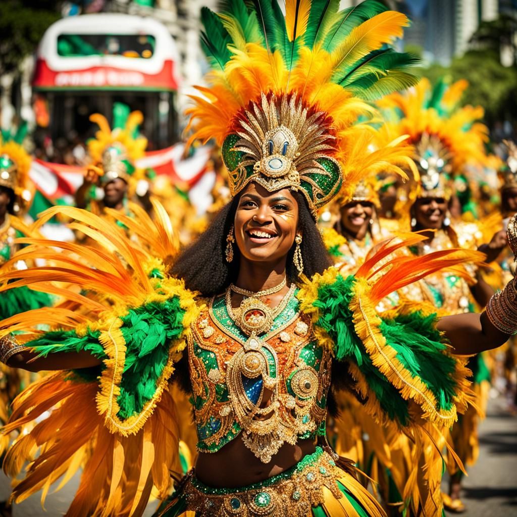 Rio Carnival: A Vibrant Celebration in Digital Art