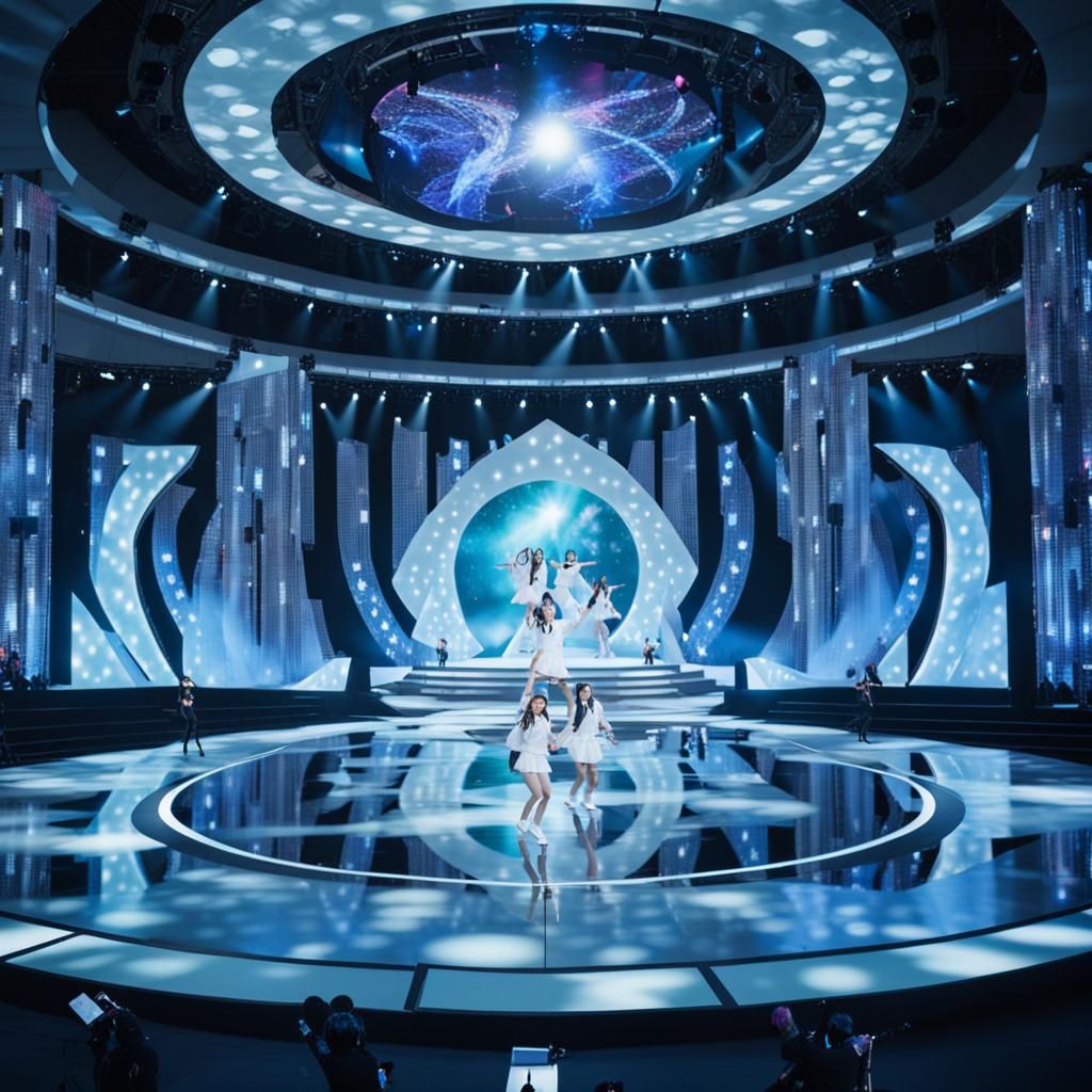 J-Pop Girl Group Live Concert Performance