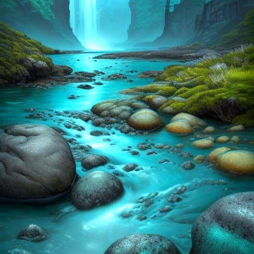 Abstract Hydrologic Cycle Visualization