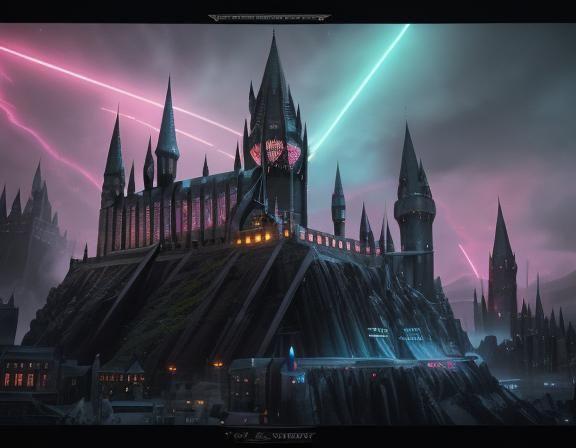Cyberpunk Hogwarts School of Witchcraft and Wizardry