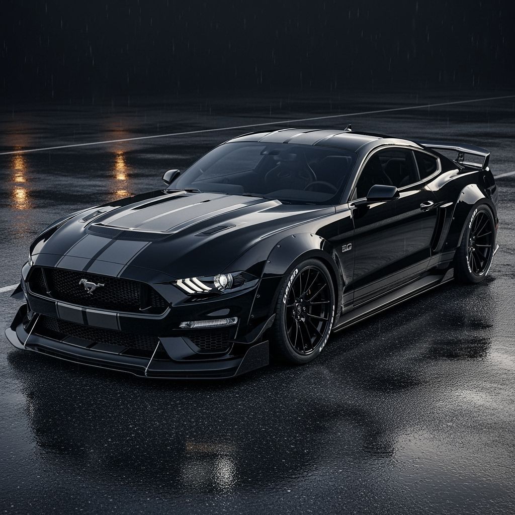 Sleek 2026 Eleanor Mustang Dark Horse in Midnight Black