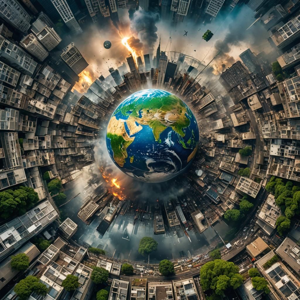 Sad Earth Day Image: Climate Change Awareness