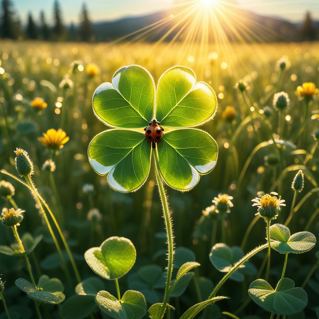 ladybug and clover