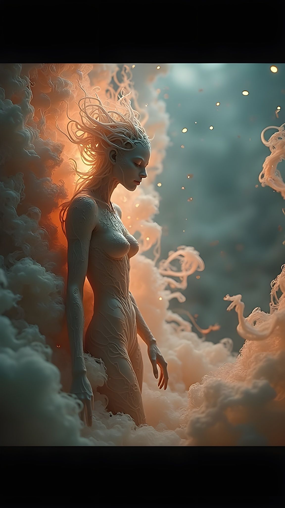 Eldritch Cubist Art Deco in Dye-Transfer Style