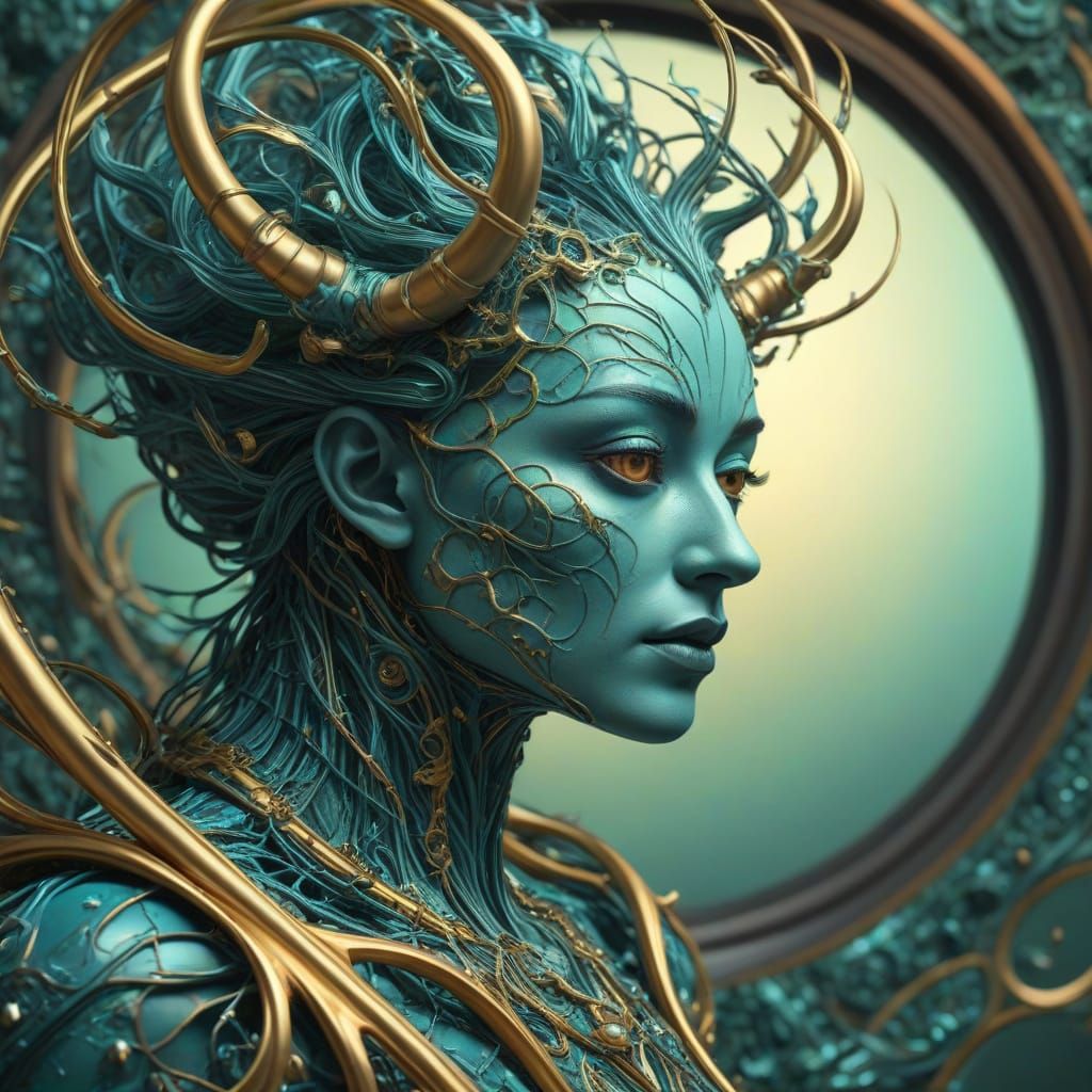 Grid Beast Transforms to Portal in Surreal Style