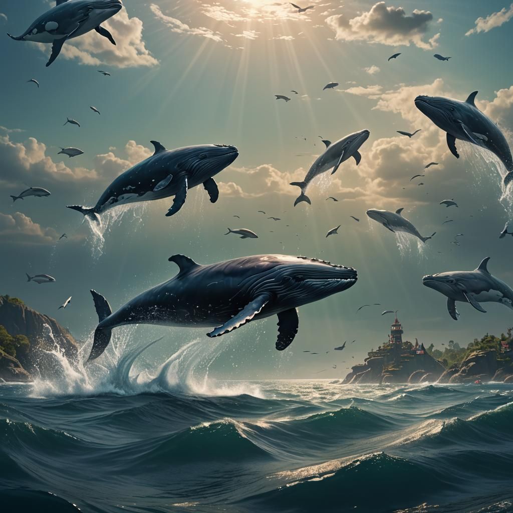 Whale Victorious: Deep Color Fantasy Concept Art