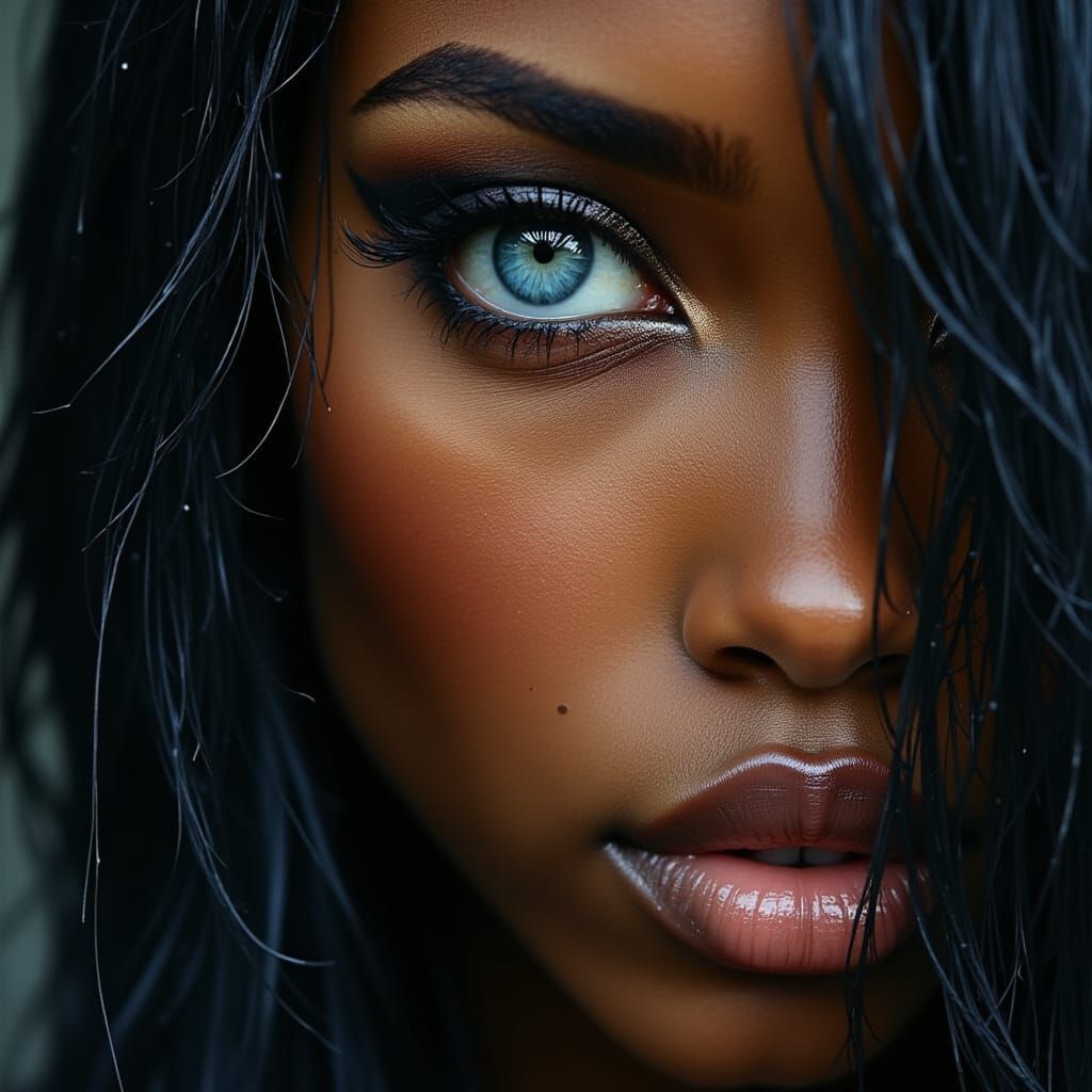 Kelly Rowland as a Beautiful Black Warrior Goddess