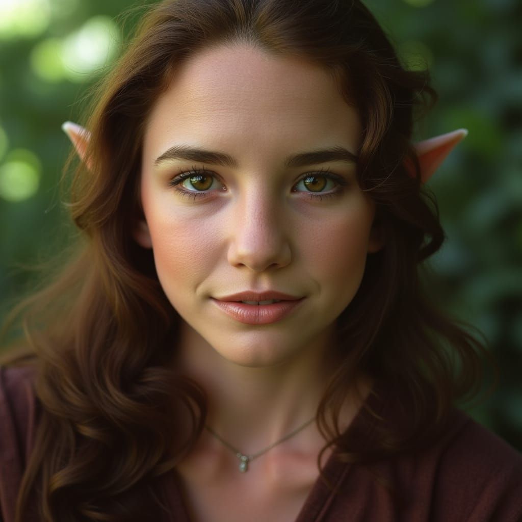 Elf Warrior Ready for Battle in Lord of the Rings Style