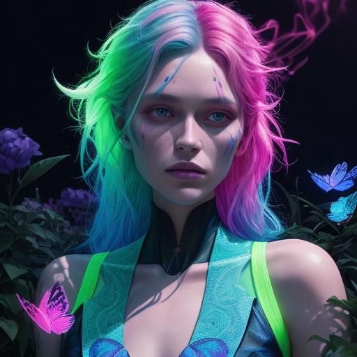 Magical Egg in Neon Garden Splash Art