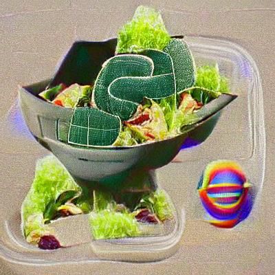 Colorful and Fresh Salad Bowl Image
