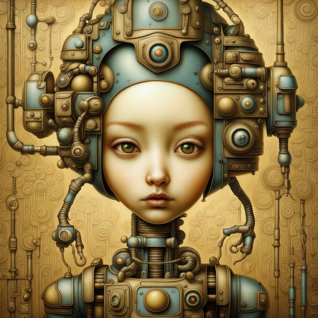 Surreal Robot Art Inspired by Naoto Hattori