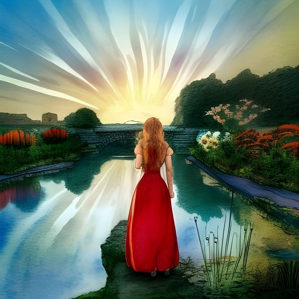 Abstract Color Blend Image