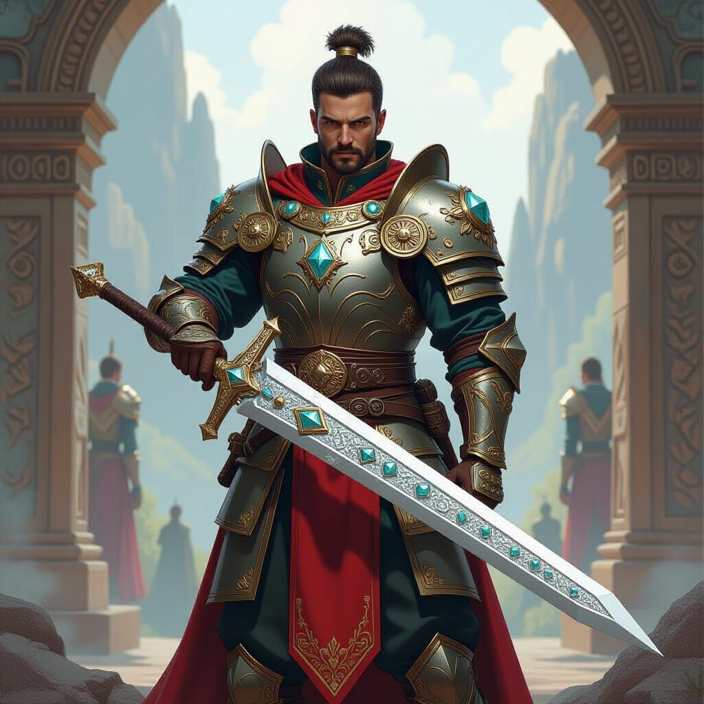 Diamond Sword Knight in Mythical Realm