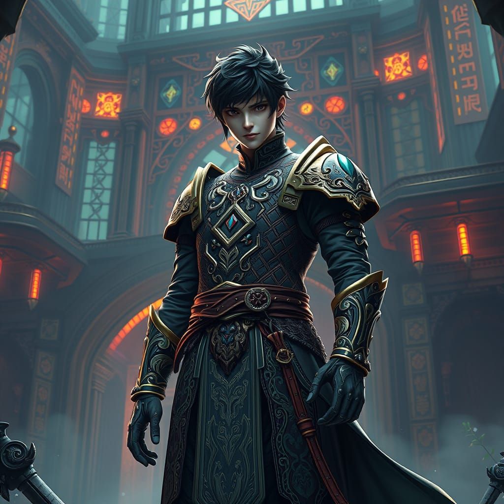 Mystical Hero Kelsier in 3D Anime Style