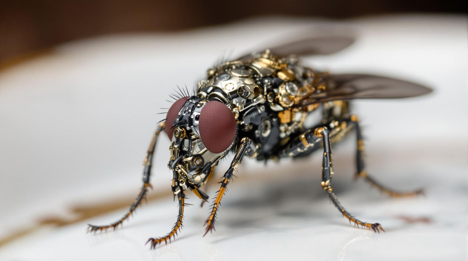 Steampunk Fly in Victorian Setting