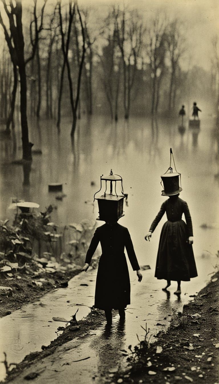 Creepy Surreal Nightmare from a Bygone Era