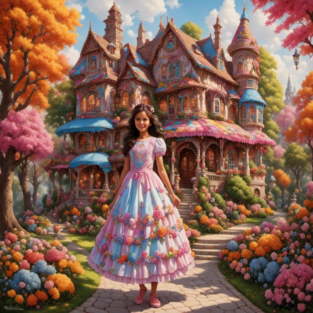 Candy Dress Inspired by Indian Woman Style