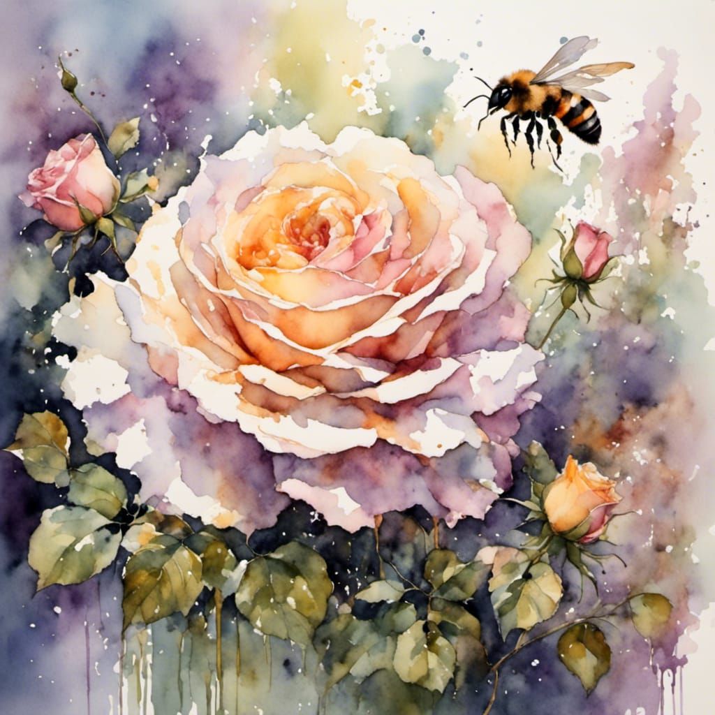 Watercolor Rose
