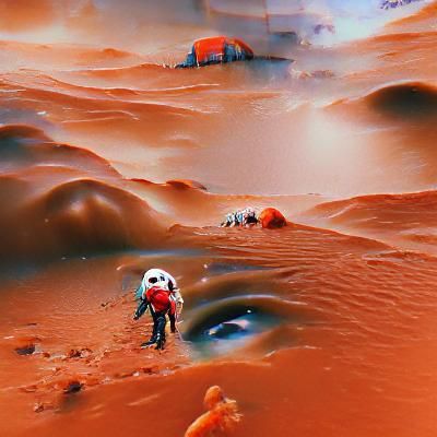 Martian Vista: Exploring the Red Planet