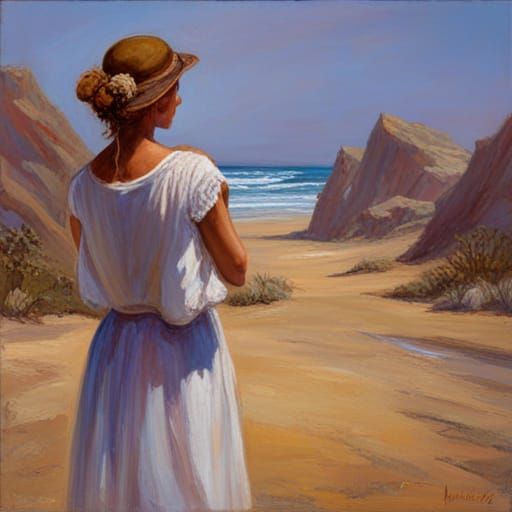 Dramatic Oil Painting: A World of Injustice