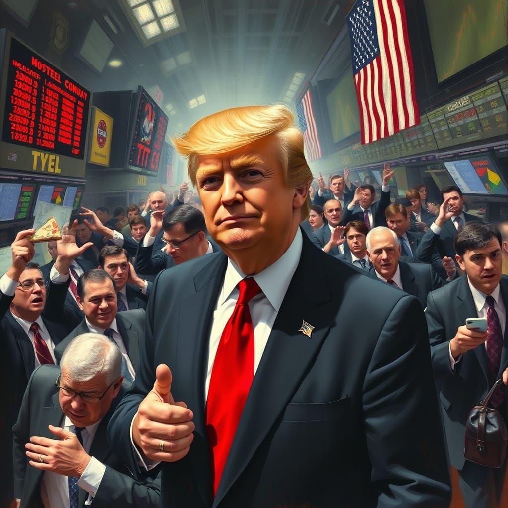 Chaos Unfolds on Wall Street in a Bold, Expressionist Master...