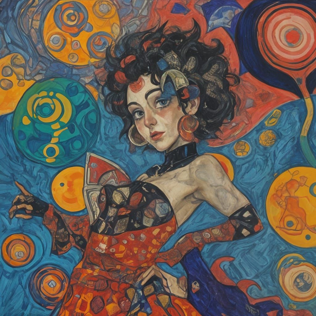 Vibrant Hedgehog Comic Strip in Expressionist Comic Book Sty...