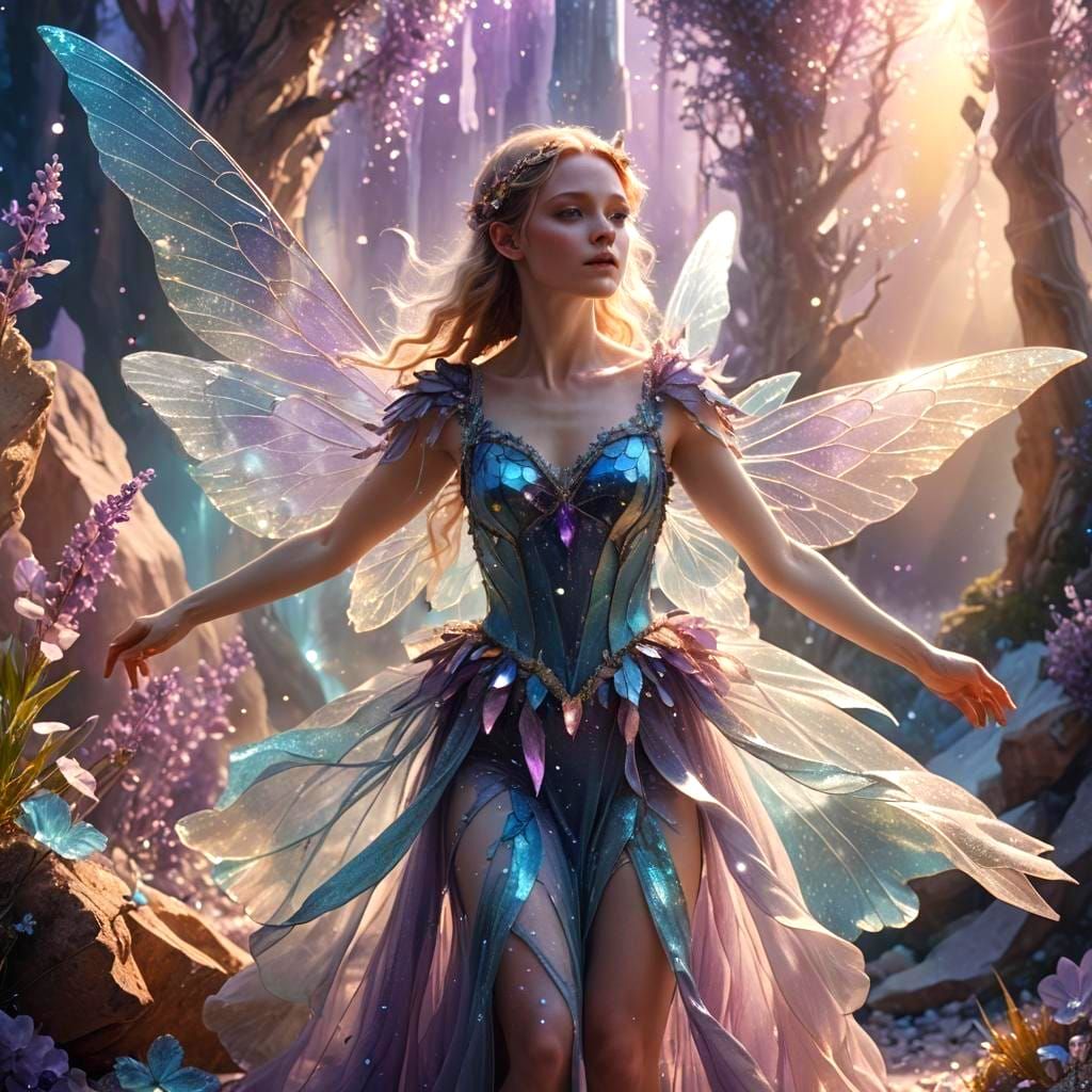 Fairy in the woods