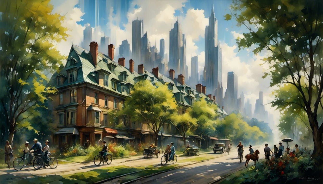 Eco-Friendly Actions: A Digital Illustration of Climate Chan...