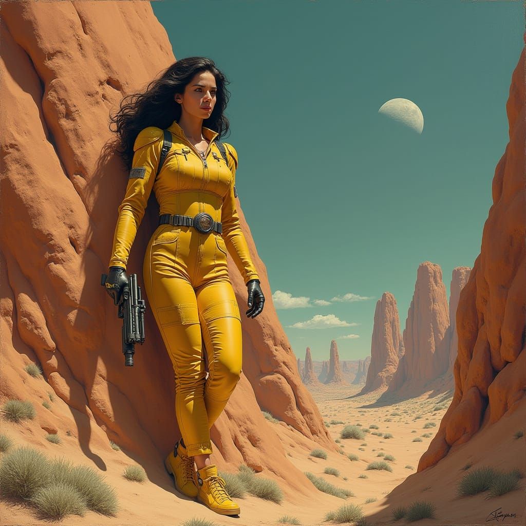 Golden Survivor in Alien Canyon