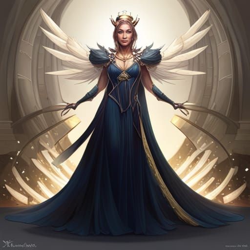 Hyperdetailed Portrait of The Queen in Unreal Engine