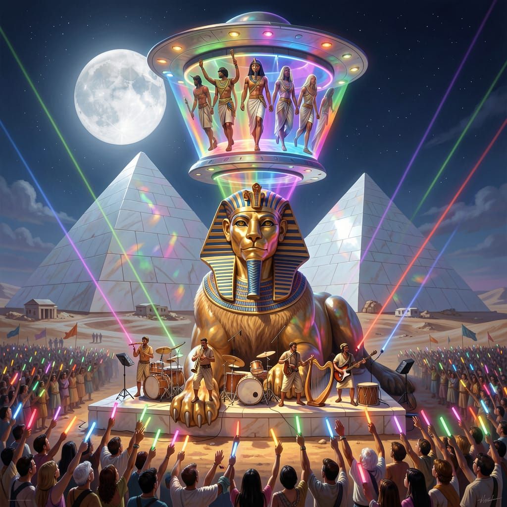 Ancient Egyptian Music Festival Under Alien Sky