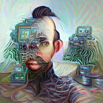 AI Self-Portrait: Artificial Intelligence Conceptual Art