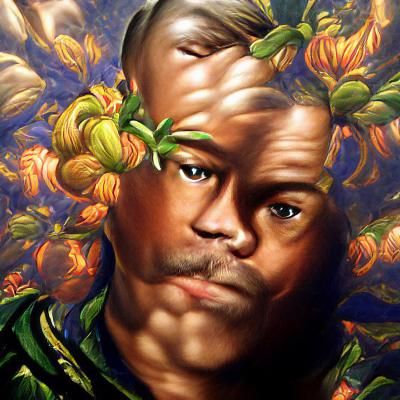 Baroque Inspired Portrait in Digital Art Style