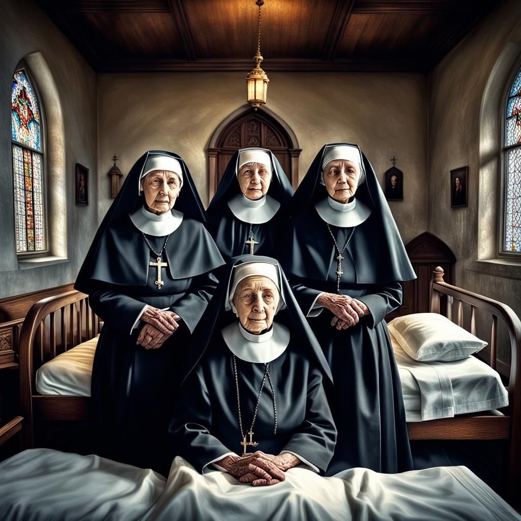 Peaceful Passing of a Nun in Convent Setting