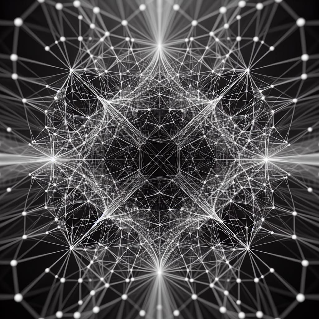 Cosmic Web in M-Theory Visualization